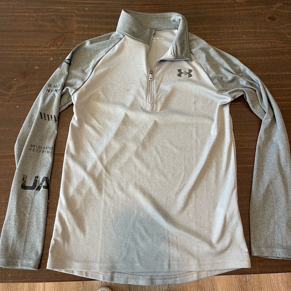 Boys UA quarter zip long sleeve YM